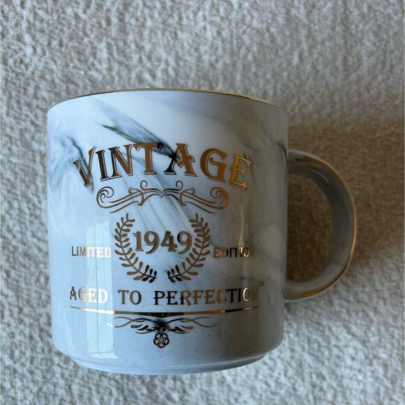 Vintage‎ 1949 Coffee Mug Aged To Perfection - Picture 1 of 7